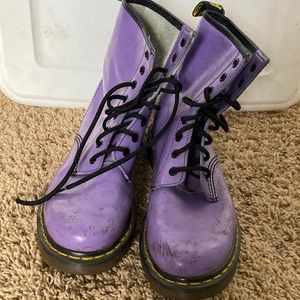 Dr. Martens Purple boots